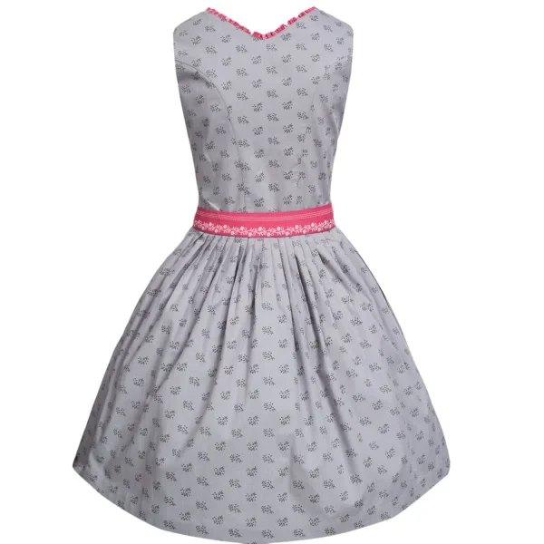 Almsach Midi Dirndl In Grau 6