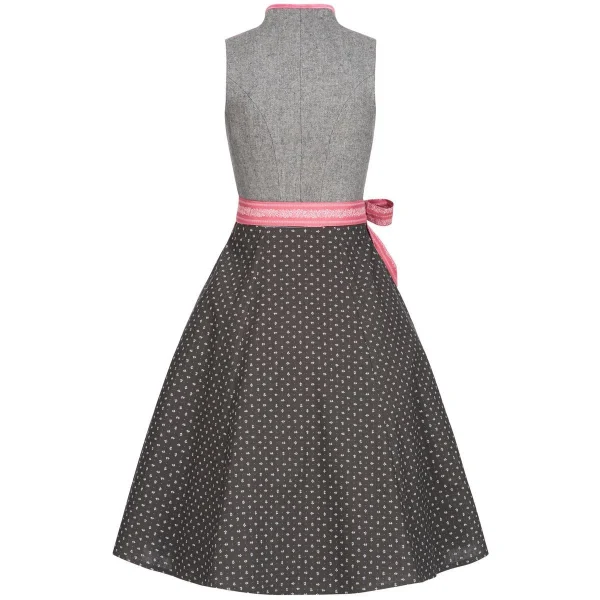 Almsach Midi Dirndl Julia In Grau 5