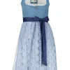 Alpenfee Dirndl “Feli” In Blau/ Hellblau 20