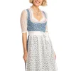 Alpenfee Midi Dirndl 2tlg. 60 Cm UTA Blau 25