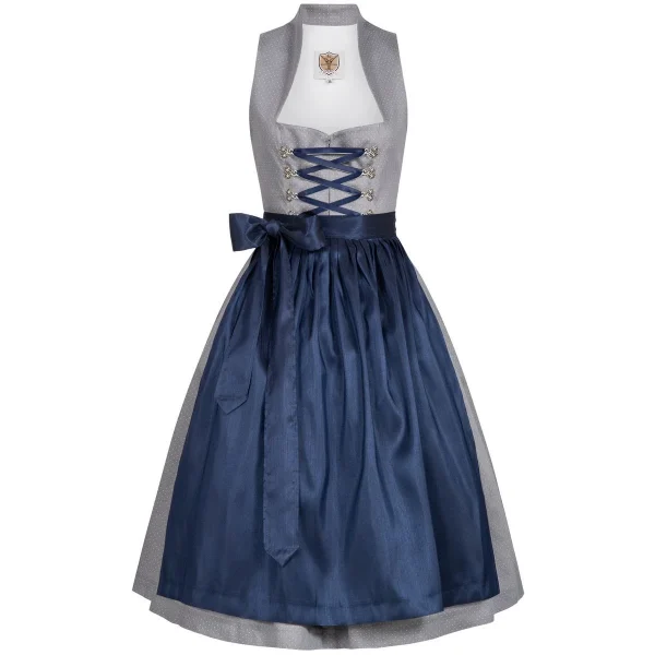 Apple Of My Eye Midi Dirndl In Grau 1