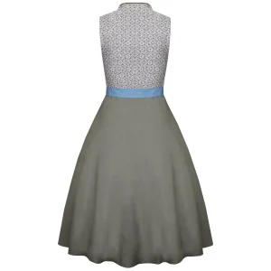 Apple Of My Eye Midi Dirndl In Grau 19