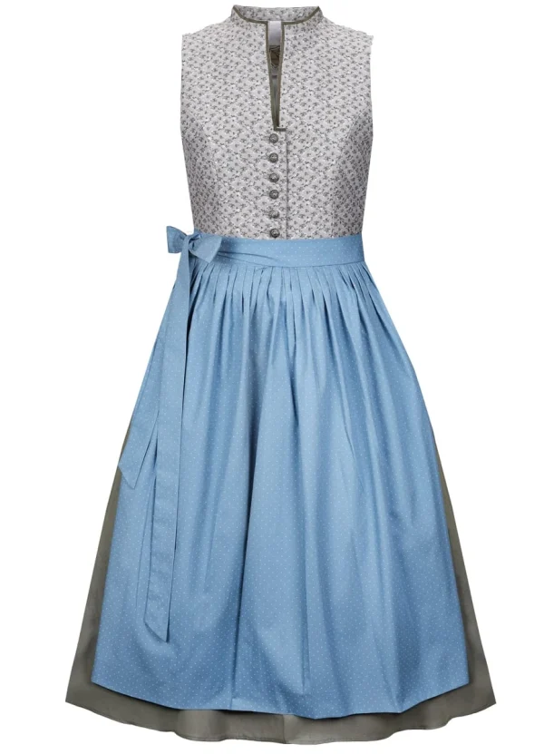 Apple Of My Eye Midi Dirndl In Grau 1