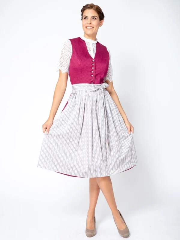 BERWIN & WOLFF Dirndl In Beere/ Lila 5