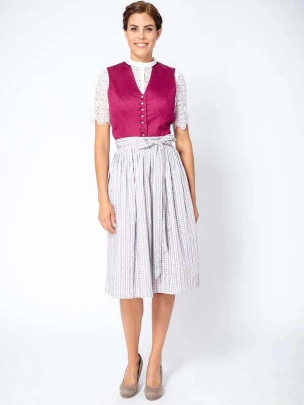 BERWIN & WOLFF Dirndl In Beere/ Lila 1