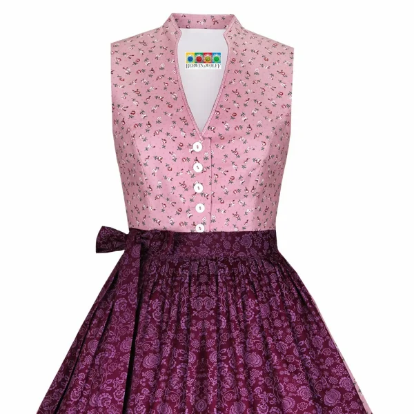 Berwin Und Wolff Midi Dirndl In Rosa 4