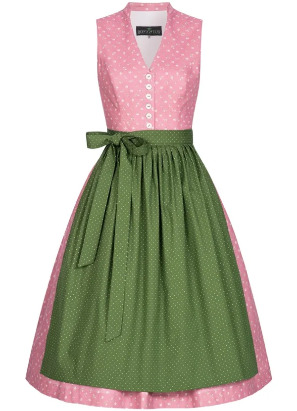 Berwin Und Wolff Midi Dirndl In Rosa 1