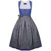 Berwin Und Wolff Midi Dirndl Mona In Blau 25