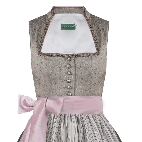 Country Line Midi Dirndl In Beige 4