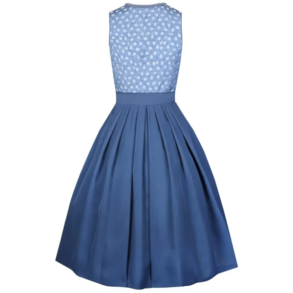 Country Line Midi Dirndl In Blau 6