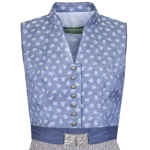 Country Line Midi Dirndl In Blau 12