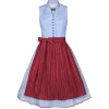 Country Line Midi Dirndl In Blau 14