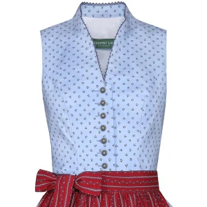 Country Line Midi Dirndl In Blau 13