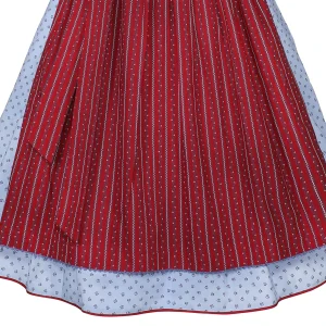 Country Line Midi Dirndl In Blau 17