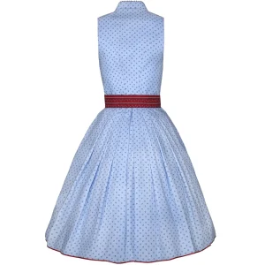 Country Line Midi Dirndl In Blau 19