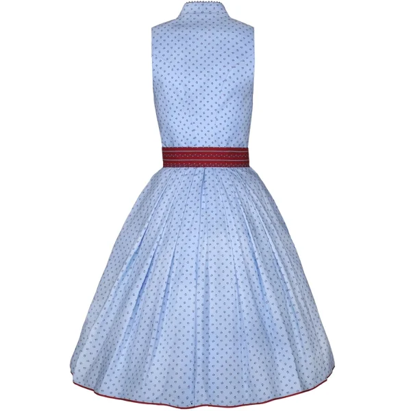 Country Line Midi Dirndl In Blau 7