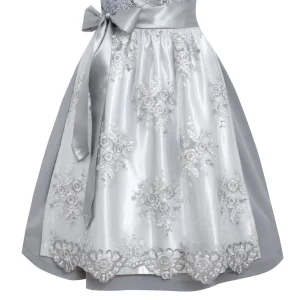 Country Line Midi Dirndl In Grau 14