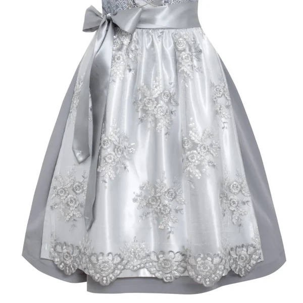 Country Line Midi Dirndl In Grau 5