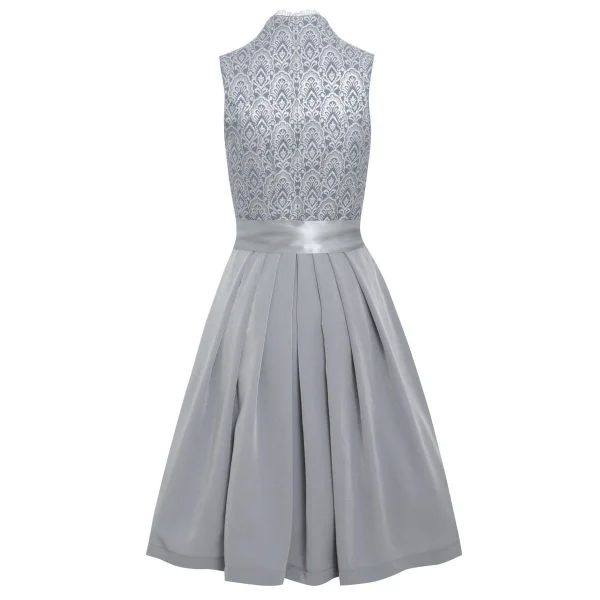 Country Line Midi Dirndl In Grau 6