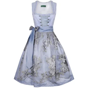 Country Line Midi Dirndl In Hellblau 10