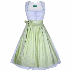 Country Line Midi Dirndl In Hellblau 11