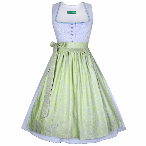 Country Line Midi Dirndl In Hellblau 3