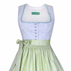 Country Line Midi Dirndl In Hellblau 13