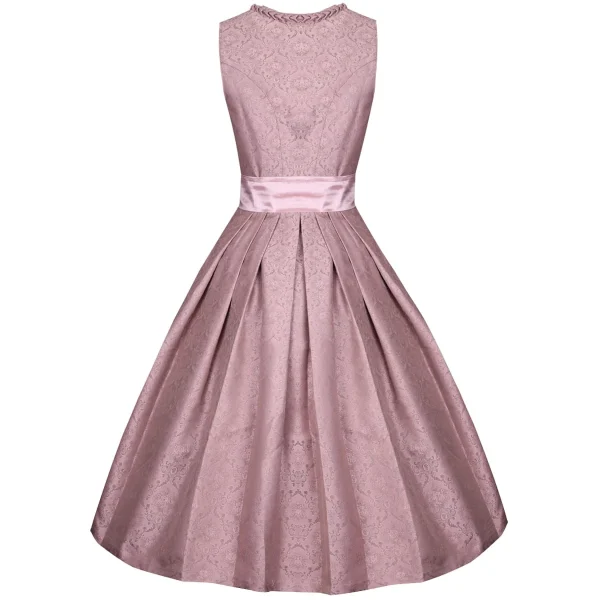 Country Line Midi Dirndl In Mauve 7