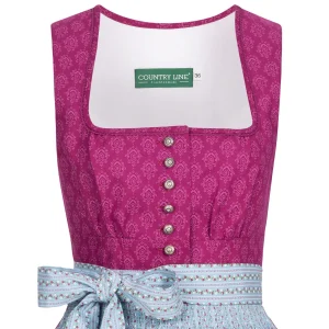 Country Line Midi Dirndl In Pink 13