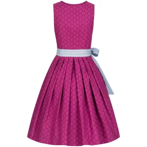 Country Line Midi Dirndl In Pink 19