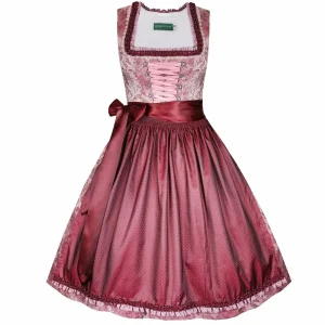 Country Line Midi Dirndl In Rosa 11