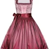 Country Line Midi Dirndl In Rosa 16