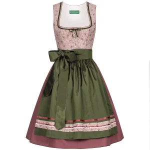 Country Line Midi Dirndl In Rose 10