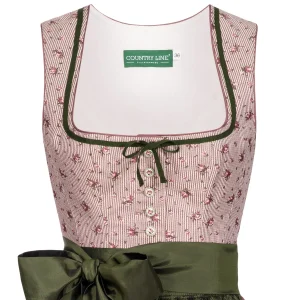 Country Line Midi Dirndl In Rose 12