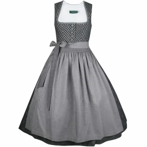 Country Line Midi Dirndl In Schwarz 11