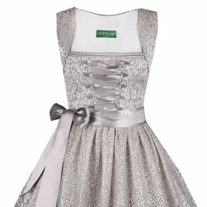 Country Line Midi Dirndl In Silber 13