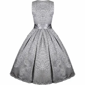 Country Line Midi Dirndl In Silber 19