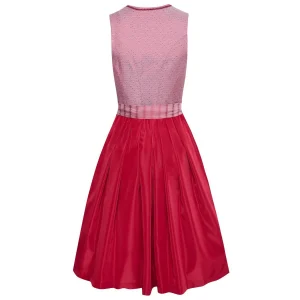 Country Line Midi Dirndl In Weinrot 13