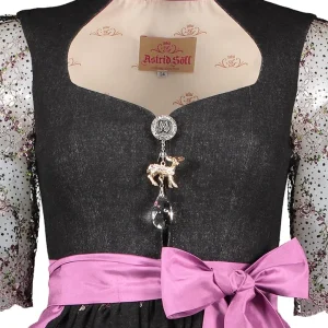 Dirndl Couture By Astrid Söll Dirndl “Frühlingstraum” In Schwarz/ Lila 10