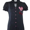 Edelnice Bluse In Schwarz 13