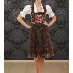 Edelnice Dirndl “Estefania” In Schwarz/ Bunt 8