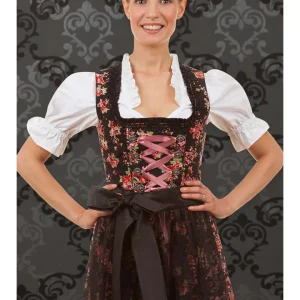 Edelnice Dirndl “Estefania” In Schwarz/ Bunt 12