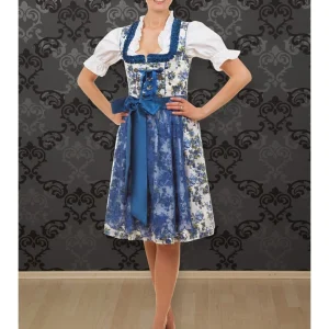 Edelnice Dirndl “Estefania” In Weiß/ Blau 8