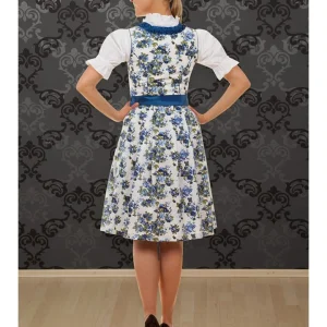 Edelnice Dirndl “Estefania” In Weiß/ Blau 10