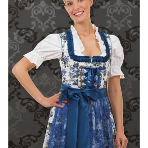 Edelnice Dirndl “Estefania” In Weiß/ Blau 12