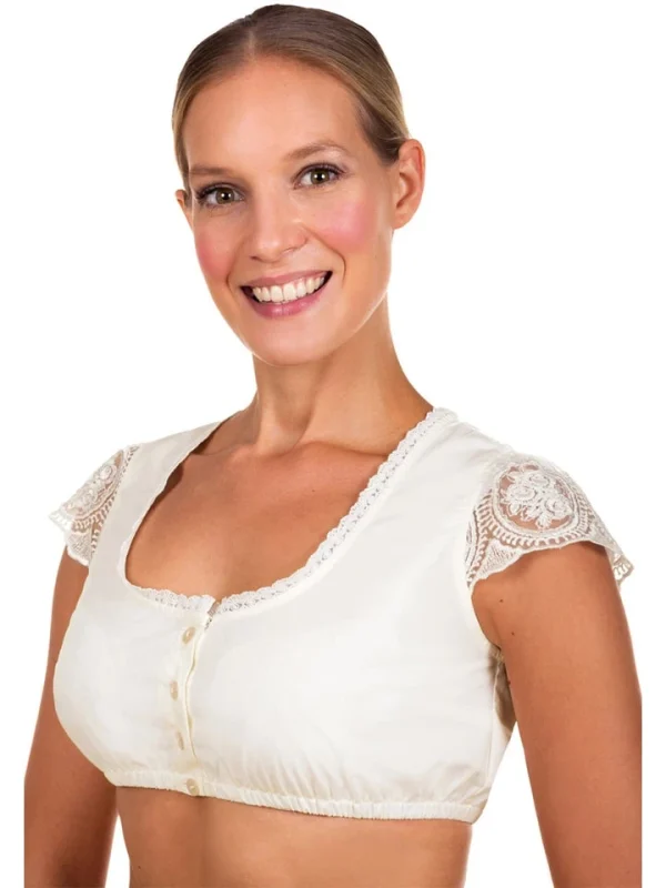 Edelnice Dirndlbluse “Romy” In Creme 3