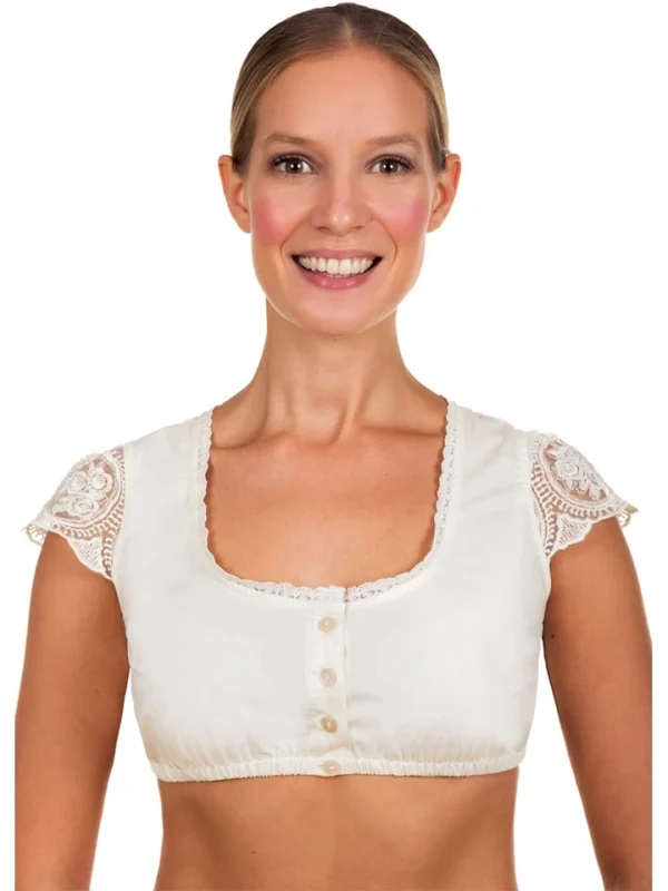 Edelnice Dirndlbluse “Romy” In Creme 1