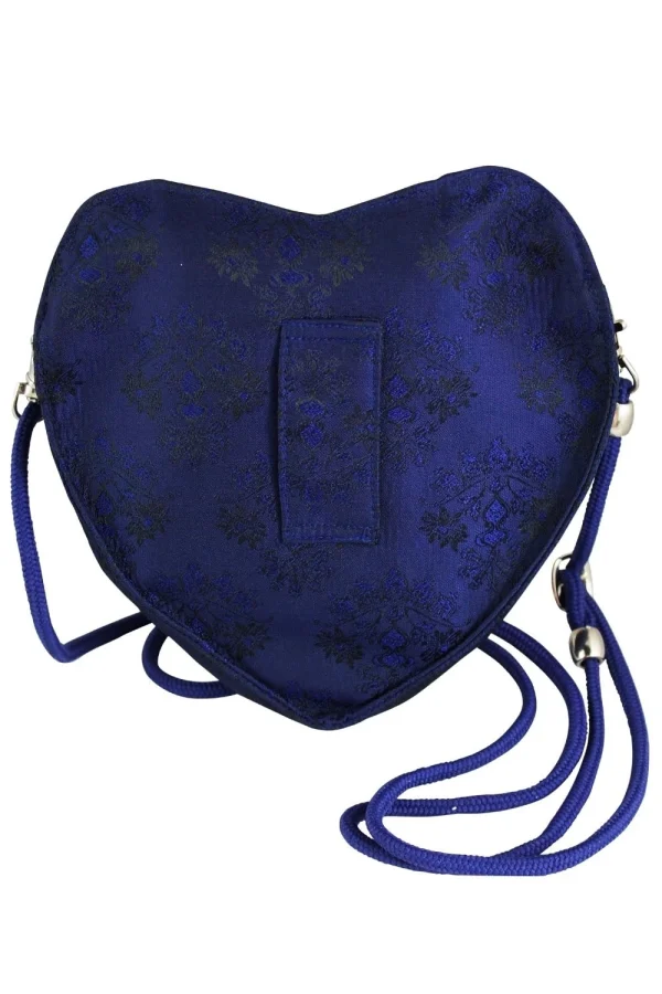 Edelnice Dirndltasche In Royalblau Und Leichtem Schwarz 3