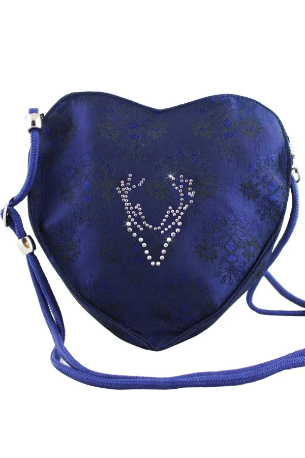 Edelnice Dirndltasche In Royalblau Und Leichtem Schwarz 1