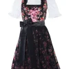 Edelnice Midi Dirndl 2-teilig Estefania In Schwarz 20